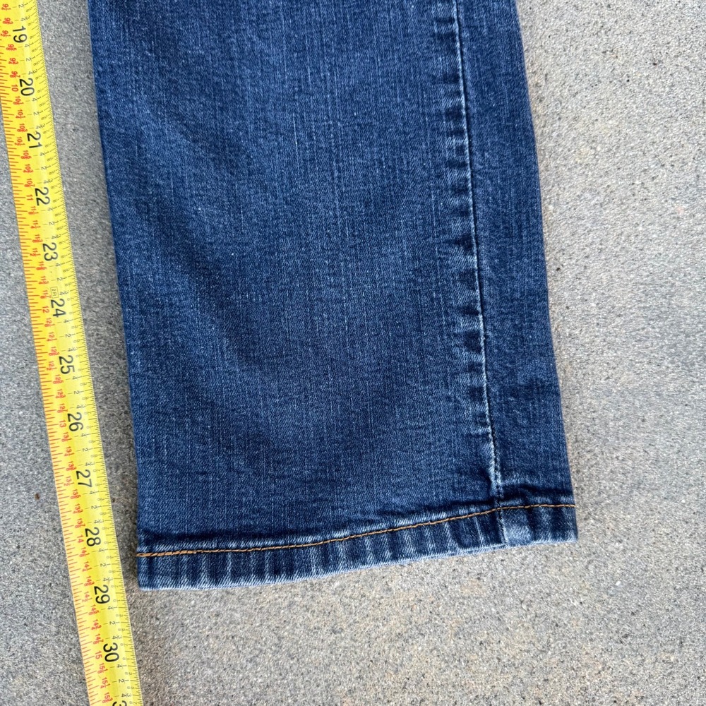 Levi's 514 Straight Fit Jeans Mens 40x32 Dark Wash Blue Stretch Denim Pants - Picture 4 of 9